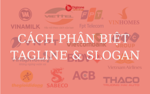 Cách phân biệt Tagline & Slogan